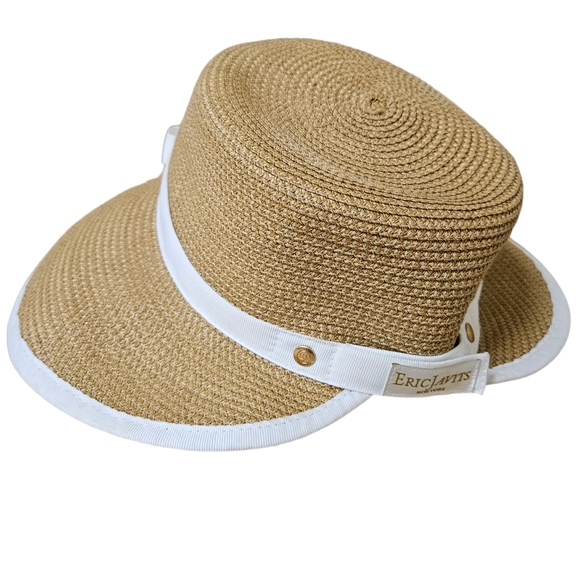 Eric Javits Accessories - Eric Javits Women’s Suncrest Packable Hat Peanut White UPF 50+ Luxury